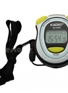 New Handheld Digital LCD Sports Stopwatch Counter Timer Chro