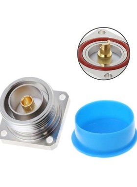 L29 7/16 Din Female Jack Center Connector with 4 Holes Flang