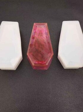 DIY Crystal Epoxy Mold Storage Box Molds Dark Vampire Coffin