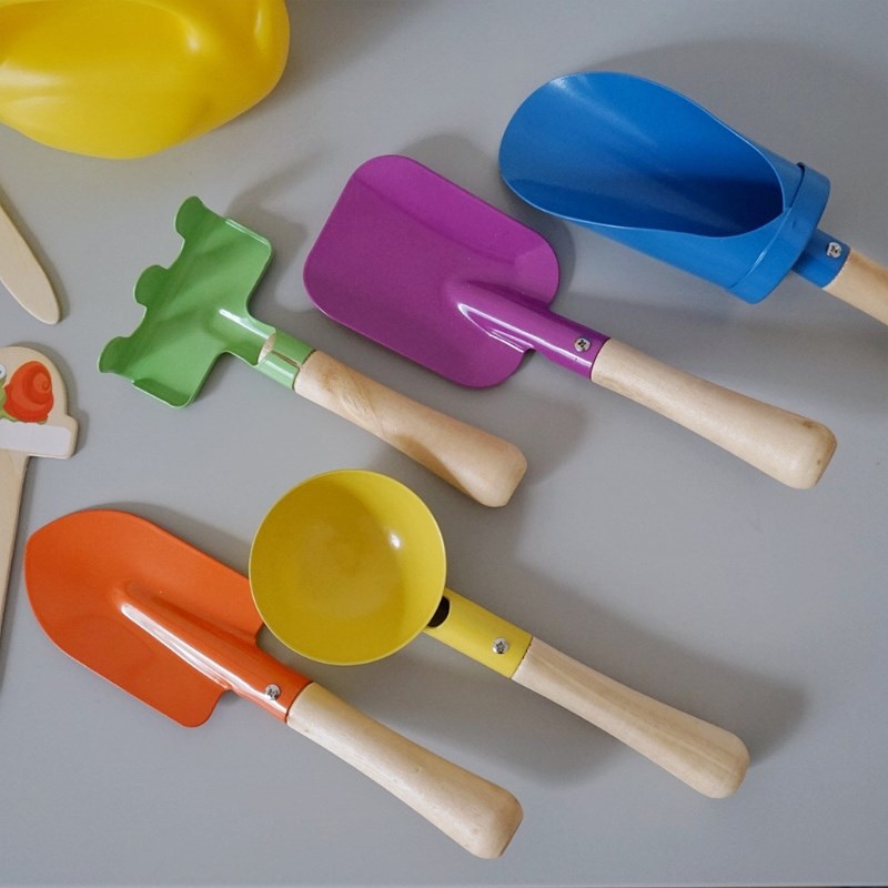 7XEA 9 Pieces Garden Tools for Kids Garden Tool Kids Metal P