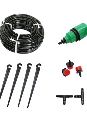 10m,20m Simple garden watering kit 4/7mm hose, 8 hole drippe