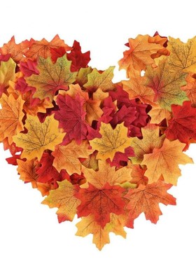 Artificial Maple Leaves Simulation Autumn Leaves For Wedding