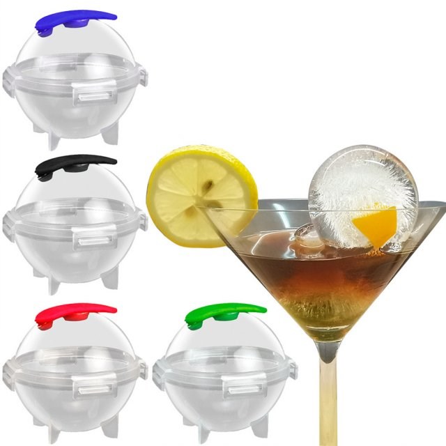 4PCS DIY Round Hockey Puck Ice Kitchen Brick Mold Tray Cube