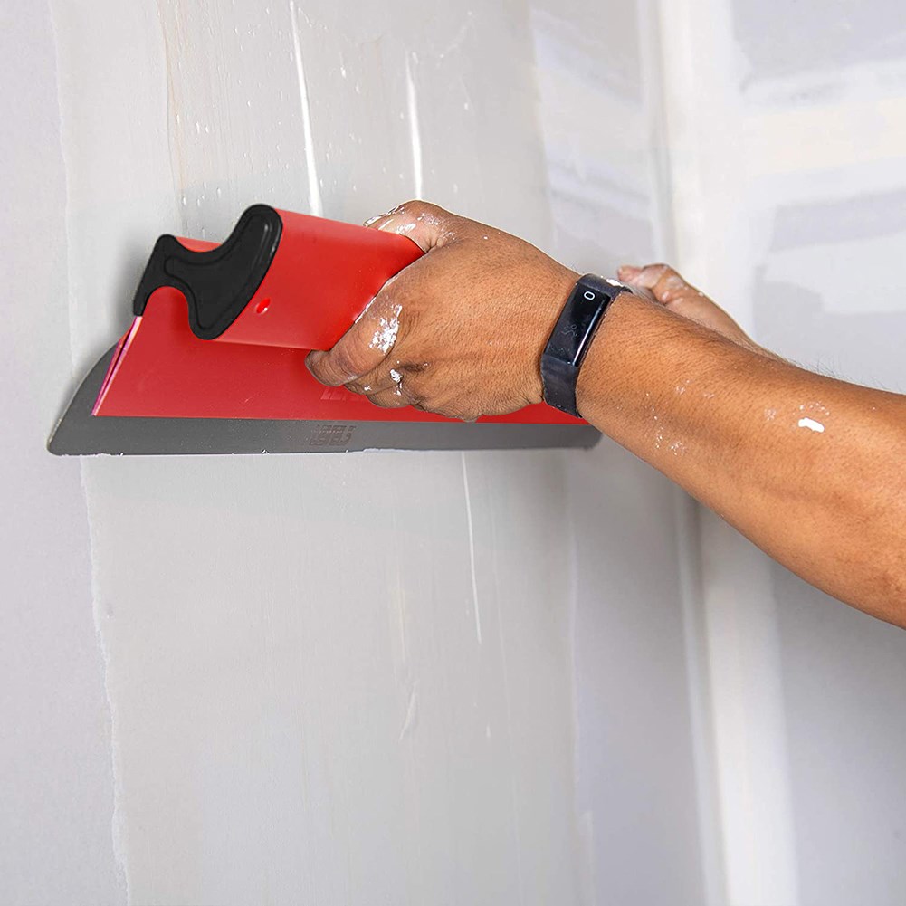 Stainless Steel Plastic Drywall Finishing Smoothing Spatula