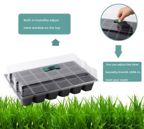 24 Cells Germination Box Kit Flower Vegetable Succulent Plan
