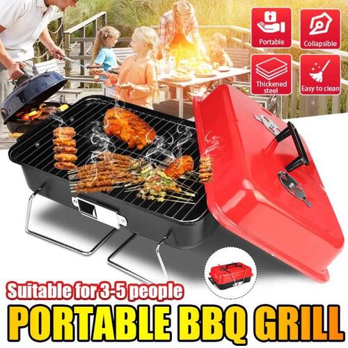 Foldable BBQ Grills Stainless Steel Barbecue Stove Outdoor C