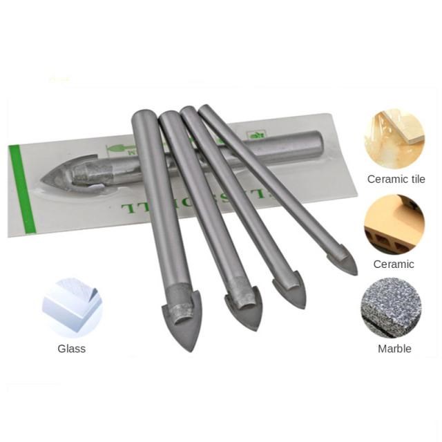 3-12mm Glass Drill Bit Triangle Drills Tungsten Carbide Tip
