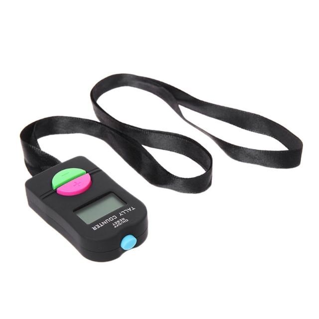 Digital Hand Tally Counter Electronic Manual Clicker Golf Gy