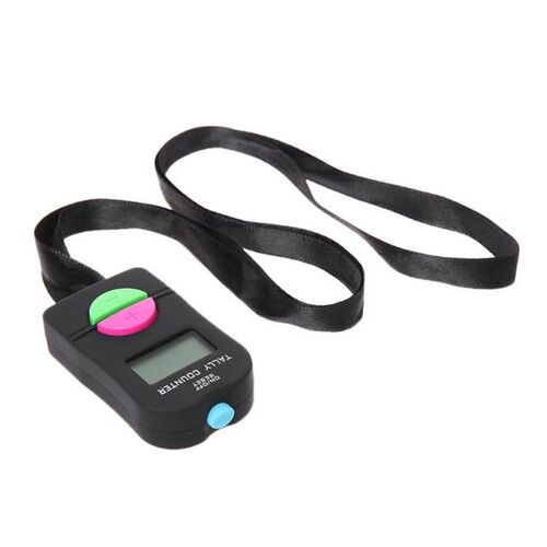 Digital Hand Tally Counter Electronic Manual Clicker Golf Gy