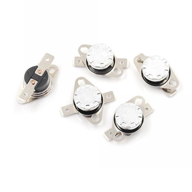 5 Pcs/lot 10A 250V 85 Degrees Normally Open Thermostat Tempe