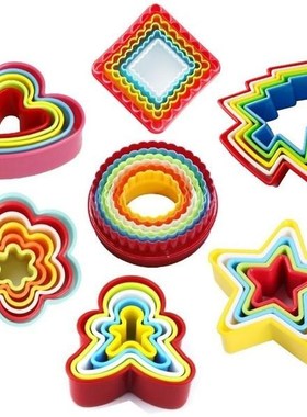 5Pcs Cute Baking Accessories Flower Love Heart Mould Fondant