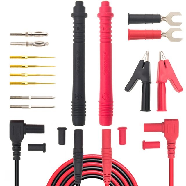 ML-1708 16P-1 Combined Multimeter Test Banana Plug Wire Sili