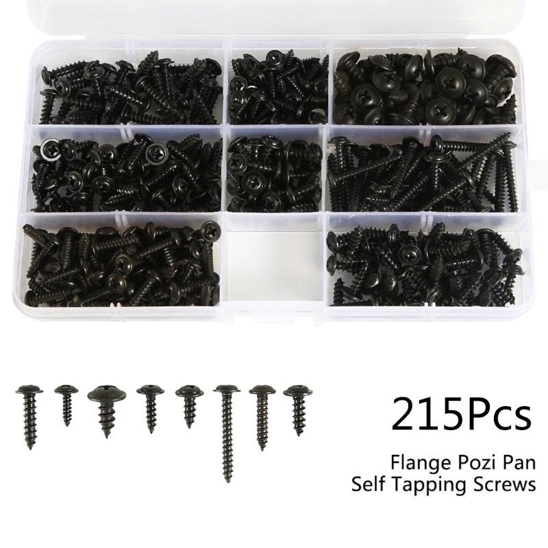 7XEA M3/M4/M4.8 Self Tapping Screw Set Assortment Kit Stainl