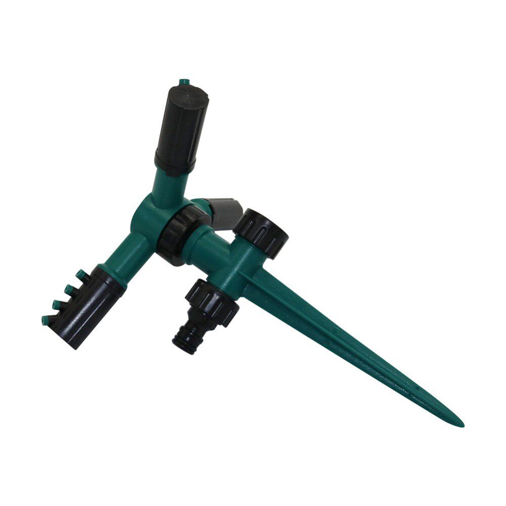 3-arm 360 Angles Rotating Sprinkler with Ground insertion ro