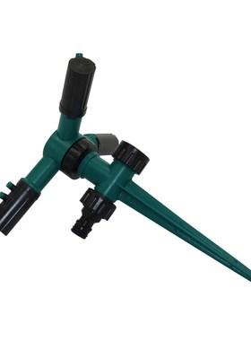 3-arm 360 Angles Rotating Sprinkler with Ground insertion ro