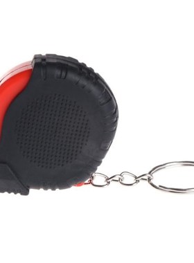 Mini Tape Measure With Key Chain Plastic Portable 1m Retract