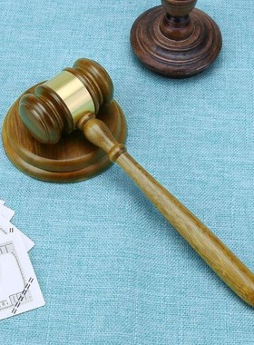 Durable Wooden Auction Hammer Lawyer Judge Hammer Gavel Cour