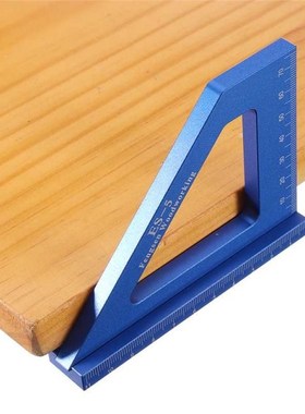 Multifunction Aluminum Alloy Woodworking Scribing Ruler 3D M