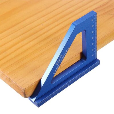 Multifunction Aluminum Alloy Woodworking Scribing Ruler 3D M