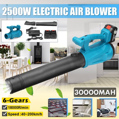 DOERSUPP 388V Cordless Electric Air Blower Handheld Leaf Blo