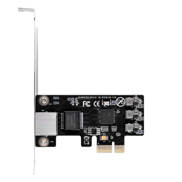 Network Card PCI Express X1 RJ-45 Port 2.5G/1000M/100M/10M G