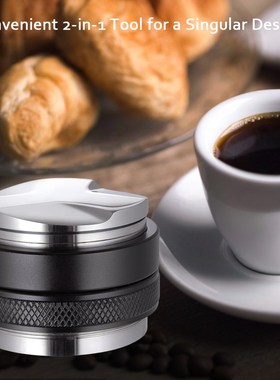 Adjustable Depth Espresso Hand Taper 53mm Coffee Distributor