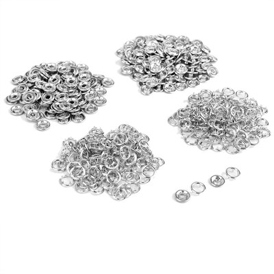 100 x push button 9.5 mm press eyelets with 5 claws 3.5 mm s