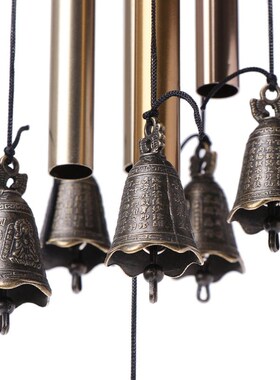 Amazing 4 Tubes 5 Bells Bronze Yard Garden Outdoor Living De