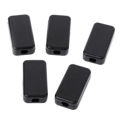 5 Pcs/1 Set Black Color Junction Box   New Plastic Electroni