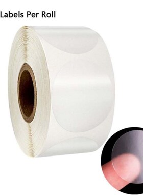 500pcs/roll Round Transparent Stickers Stamp Envelopes Cards
