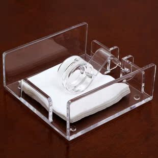 Clear Acrylic Cocktail Napkin Holder Tissue Box Paper Servie