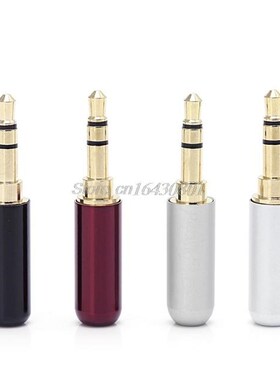 3 Poles 3.5mm Audio Gold-Plated Headphone Plug 3.5 RCA Conne