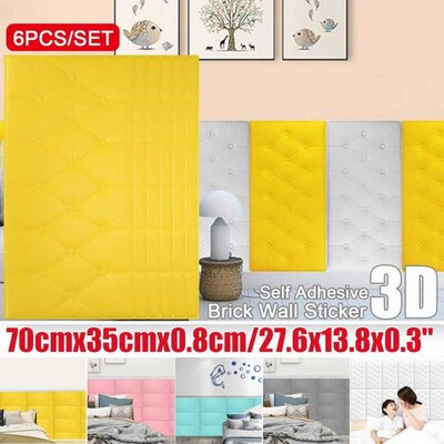 Self-adhesive Wall Surrounding Bedside Soft Bag Tatami Anti-