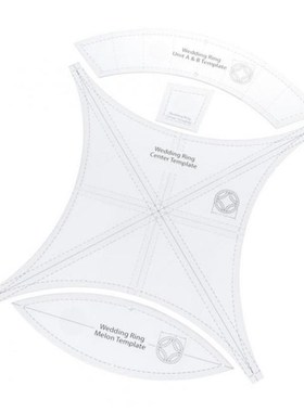 Ironing Ruler Measuring Tool Right-angle Processing Round-an