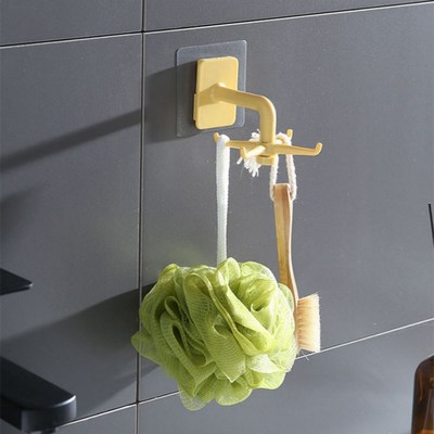 Pot Hook Storage Holders Racks Wash Cloth Clip 360 Degree Ro