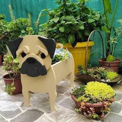 Creative Crafts Planters  Dog Shape Succulent Planter Home O