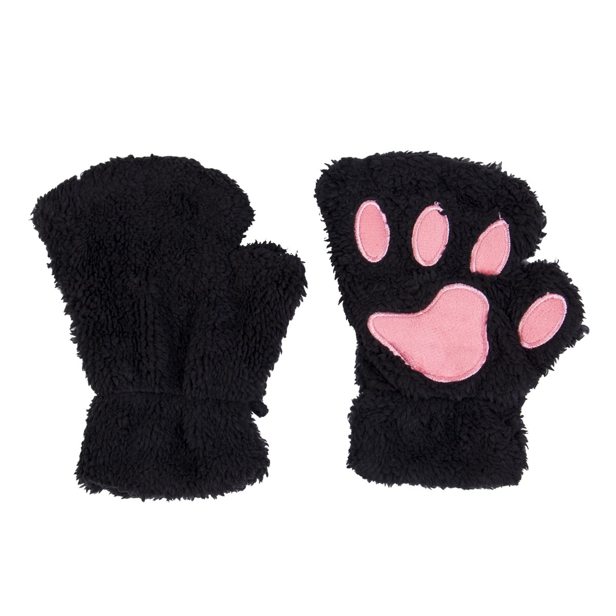 Cat Claw Paw Gloves Lovely Women Warm Winter Mitten Plush Gl