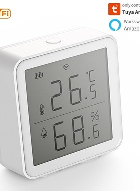 WIFI Digital LCD Smart Temperature Humidity Sensor Compatibl