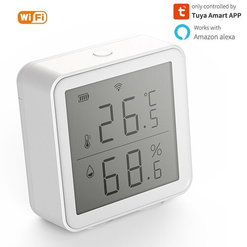 WIFI Digital LCD Smart Temperature Humidity Sensor Compatibl