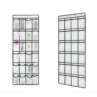 Over The Door Shoe Organizer Clear Hanging Shoe Rack Nonwove