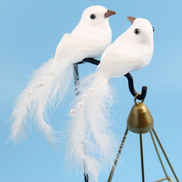 1pcs Artificial 3D Simulation Bird Foam Feather Bird DIY Par图片