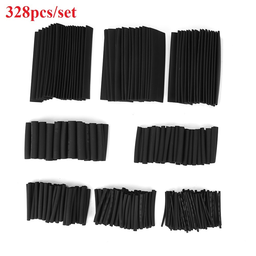 328pcs/set Insulation Shrinkable Tube Heat Shrink Tubing Wir