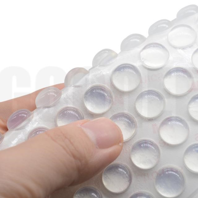 10PCS 11mm x 5mm Door Stops Self adhesive Silicone Pads Cabi