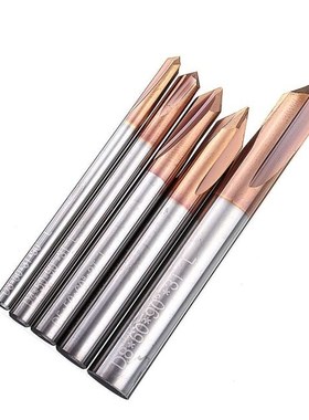 3 Flutes 90 Degree AlTiN Coating Chamfer Mill HRC55 2-8mm Tu