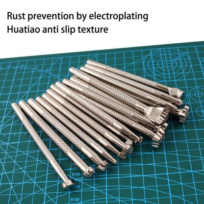 20pcs/set Leather Carving Hand Working Saddle Making Tools E