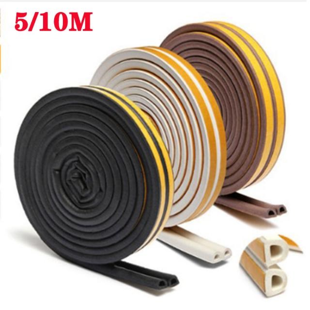 5/10 meters installed self-adhesive doors Windows sound-proo