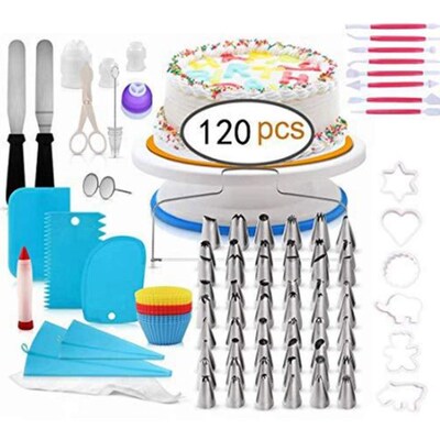 Cake Turntable Set Multifunction Cake Decorating Kit Pastry