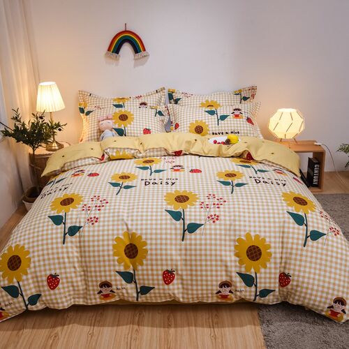 Thickened pure cotton wool four sets for spring and summer