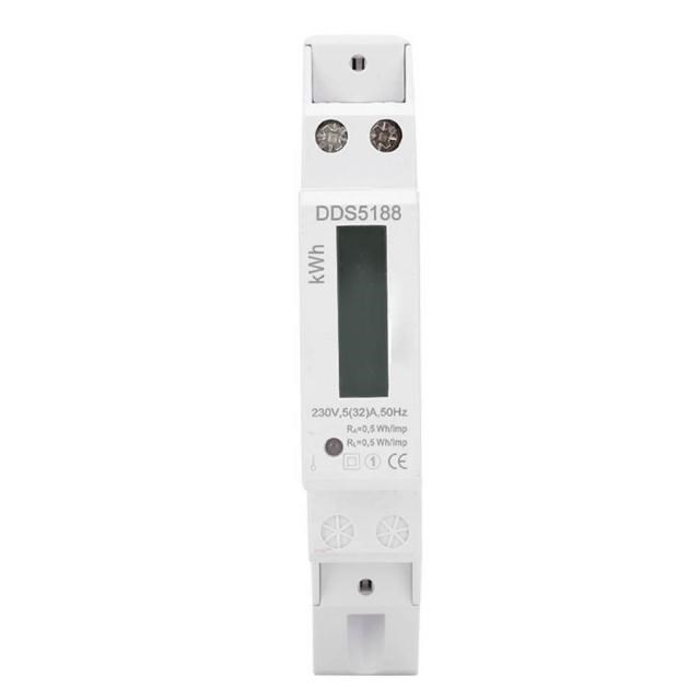 Smart Watt-Hour Meter Miniature Single-Phase Electricity Met
