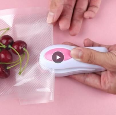 Portable Mini Sealer Home Heat Plastic Food Snacks Bags Seal